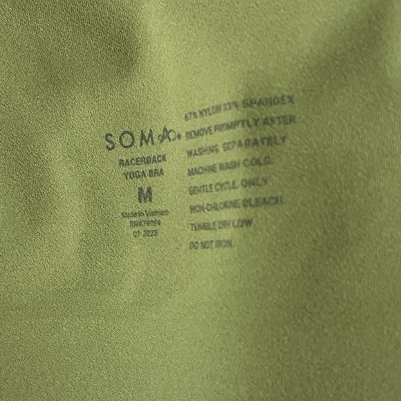 Soma Sport Razorback Yoga Bra size Medium - Picture 6 of 7